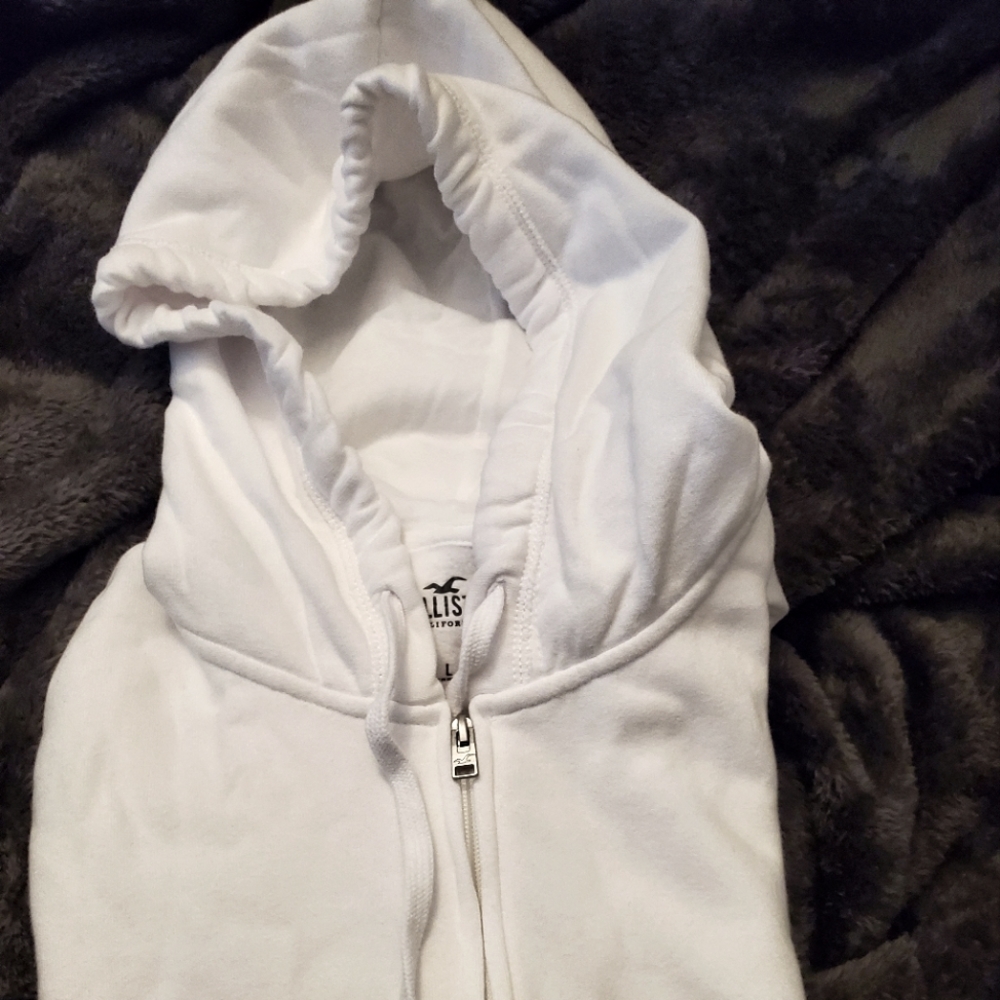 Hollister Cropped Zip Up